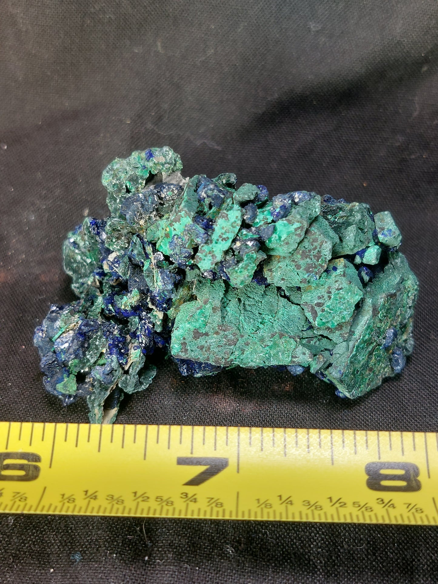 Azurite and Malachite-Laos