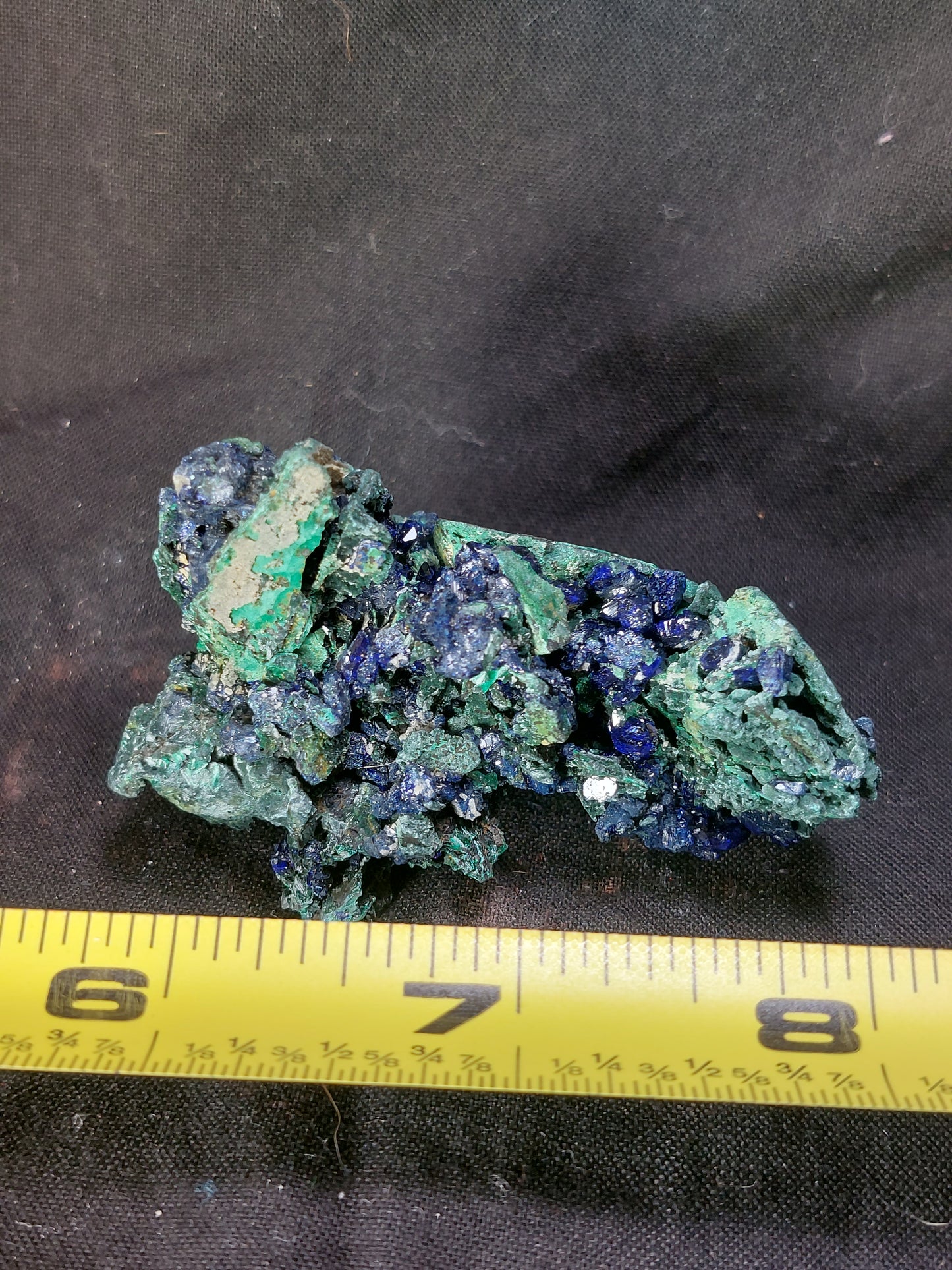 Azurite and Malachite-Laos