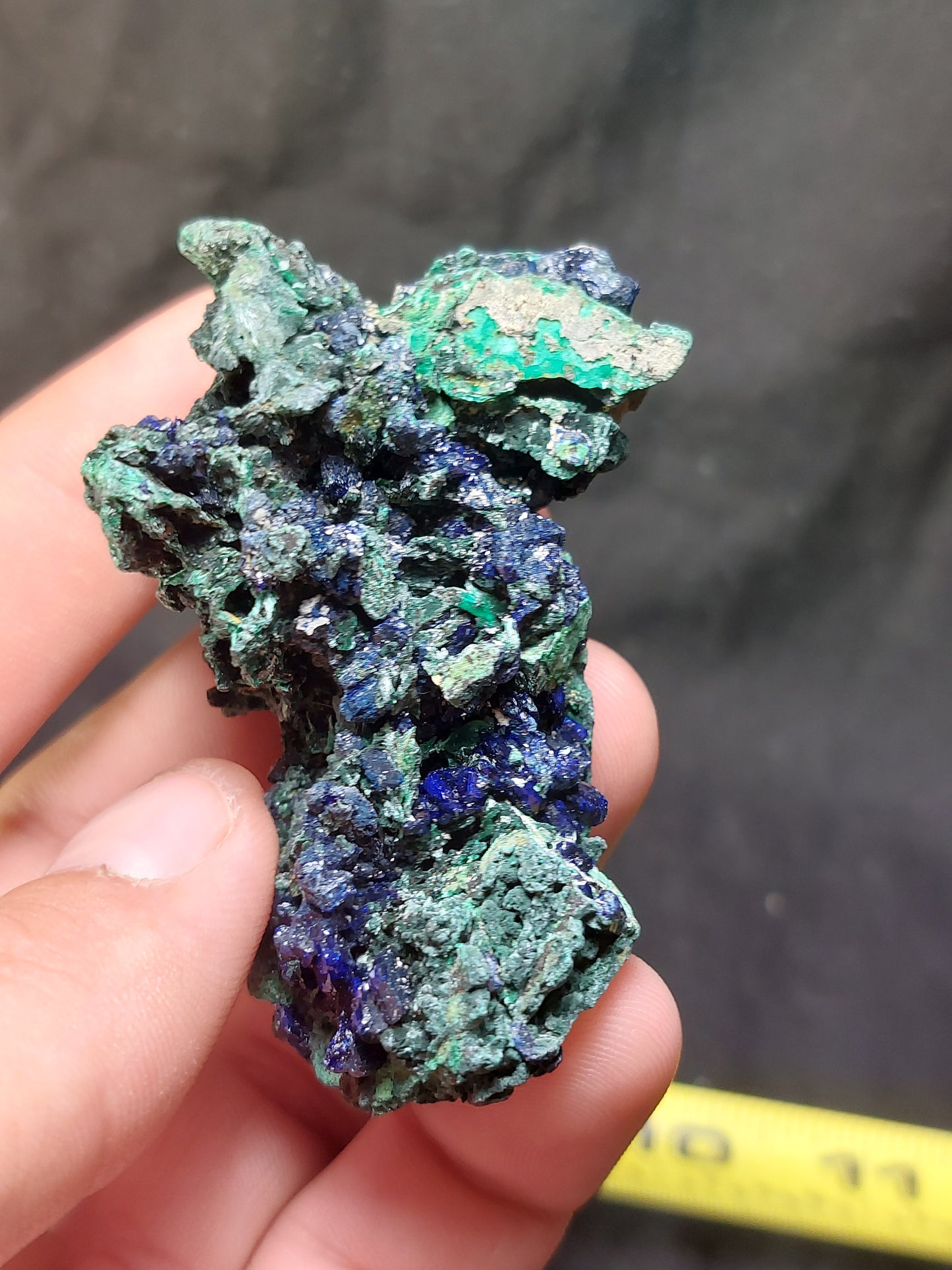 Azurite and Malachite-Laos