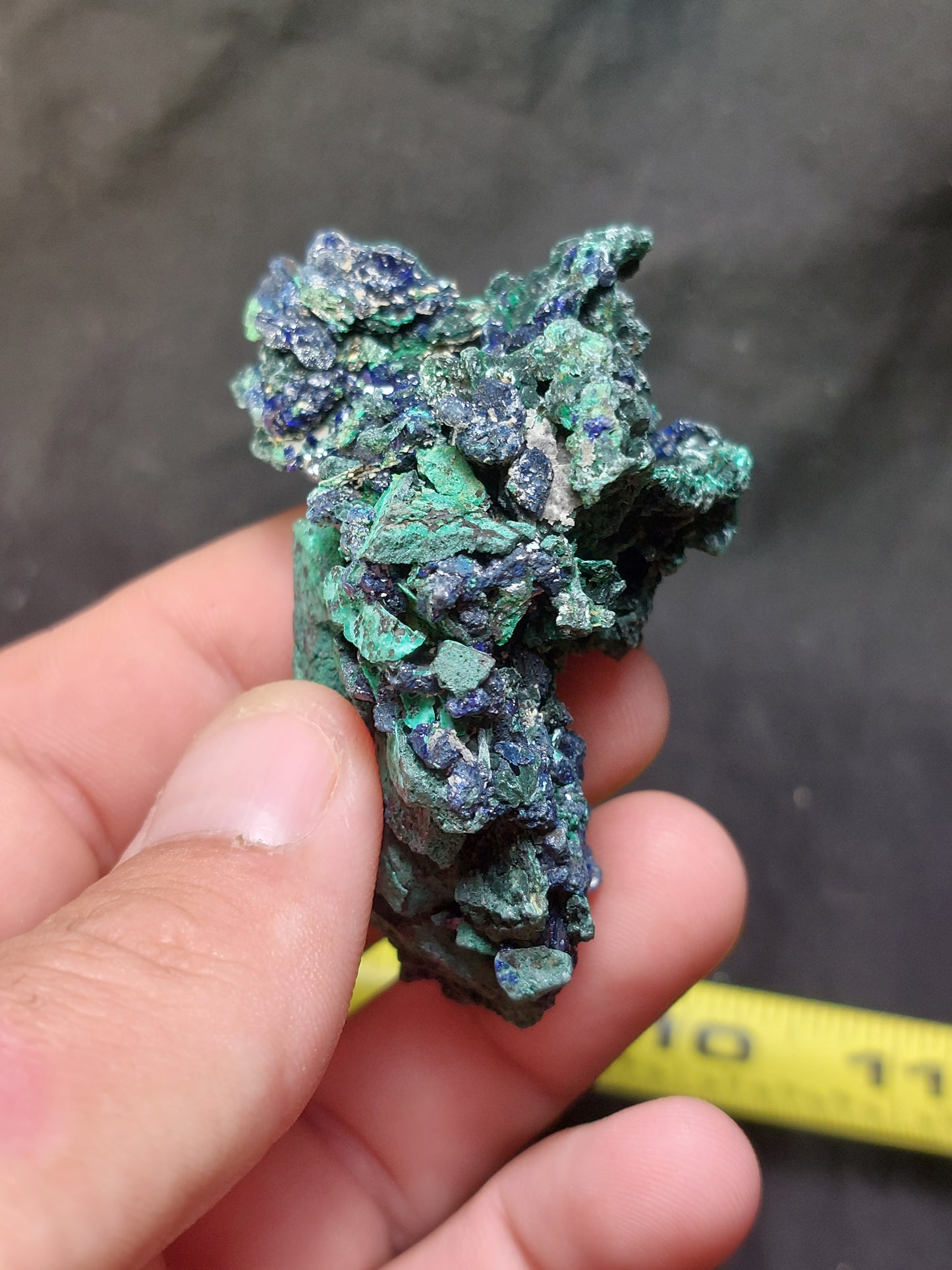 Azurite and Malachite-Laos